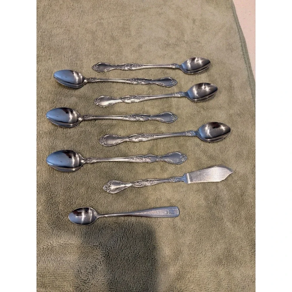 Vintage NSCO NORMA Stainless Japan Flatware 7pc Lot
